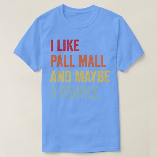 T-shirt J'Aime Pall mall Peut-être 3 personnes (Design devant)