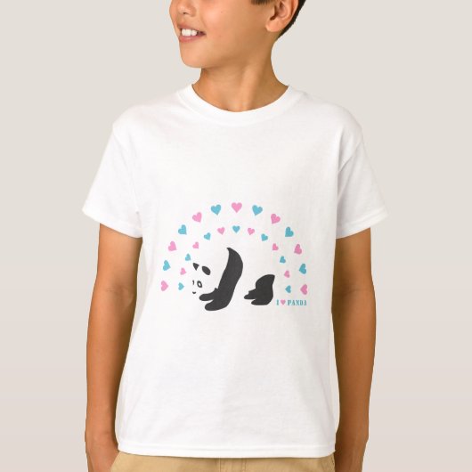 T-shirt J'aime Panda (Devant)