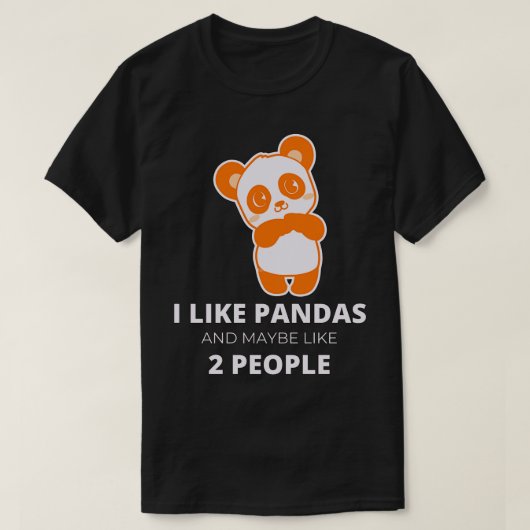 T-shirt J'Aime Pandas 2 (Design devant)