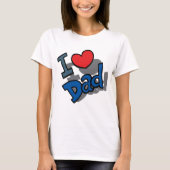 T-shirt J'aime papa (Devant)