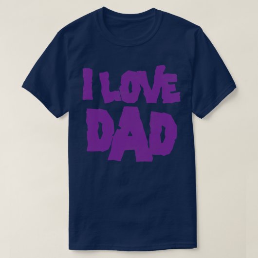 T-shirt J'aime papa (Design devant)