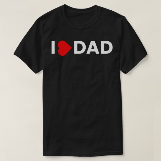 T-shirt J'aime papa (Design devant)