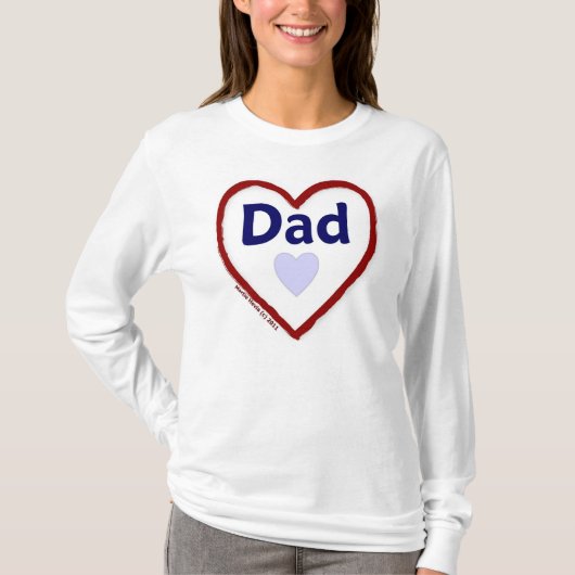 T-shirt J'aime papa (Devant)