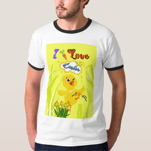 T-shirt J'aime Pâques (Devant)