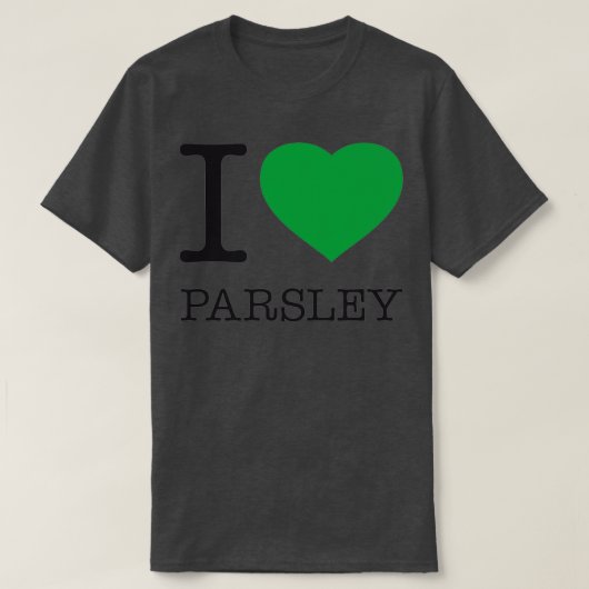 T-SHIRT J'AIME PARSLEY (Design devant)