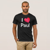 T-shirt J'aime Paul (Devant entier)