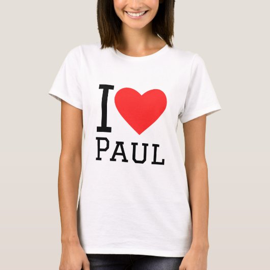 T-shirt J'aime Paul (Devant)