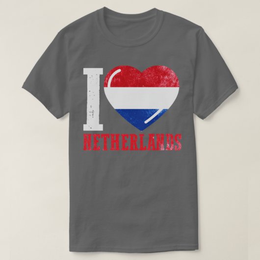 T-shirt J'aime Pays-Bas (Design devant)