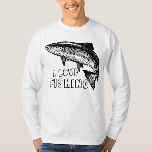 T-shirt J'Aime Pêcher Gros Poisson (Devant)