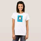 T-shirt J'aime PENGUINS - Nature - Antarctique - (Devant entier)