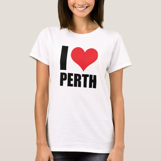 T-shirt J'aime Perth (Devant)