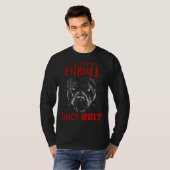 T-shirt J'aime pitbull depuis 2017 (Devant entier)