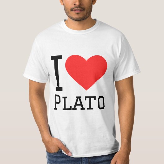 T-shirt J'aime Platon (Devant)