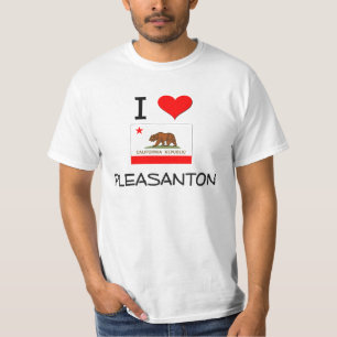 T-shirt J'aime PLEASANTON la Californie