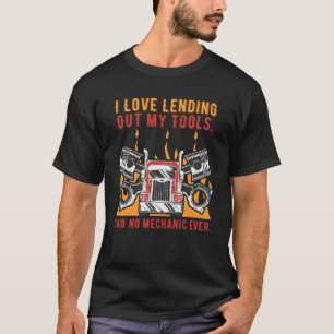 T-shirt J'Aime Prêter Mes Outils Voiture Mécanique Auto Vo