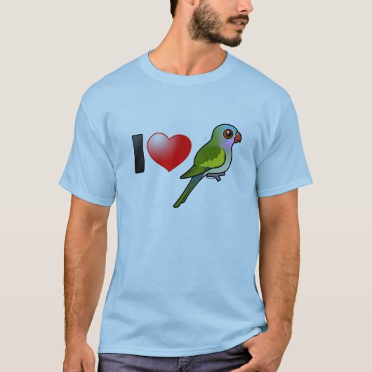 T-shirt J'aime princesse Parrots (Devant)