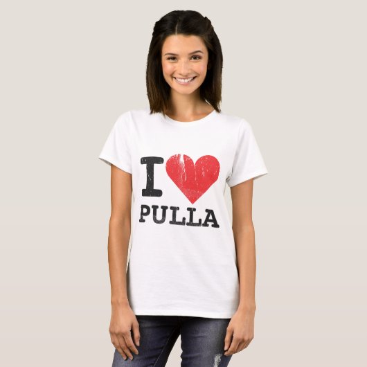 T-shirt J'aime Pulla (Devant entier)