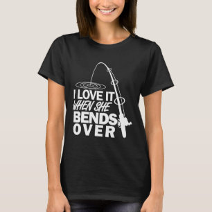 T-shirt J'aime quand elle se penche - Pêche amusante