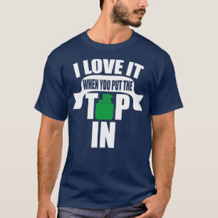 T-shirt J'aime quand vous mettez le pourboire dans