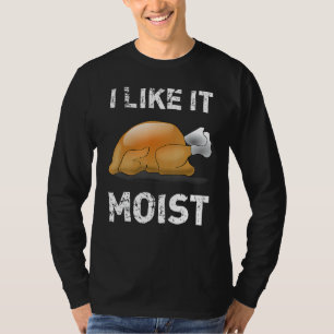 T-shirt J'Aime Que La Turquie Humide Thankgiving