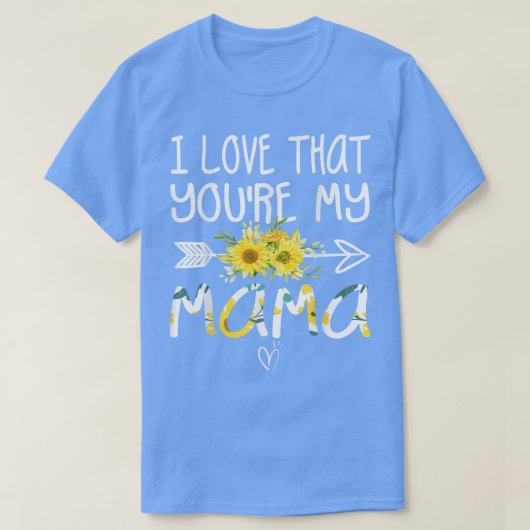 T-shirt J'aime que vous êtes ma maman grand-mère cadeaux M (Design devant)