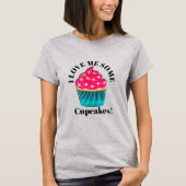 T-shirt J'Aime Quelques CUPCAKES ! (Devant)