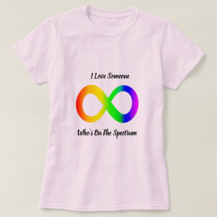 T-shirt J'aime quelqu'un avec l'autisme
