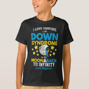 T-shirt J'Aime Quelqu'Un Avec Le Syndrome De Down Sur La L