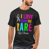 T-shirt J'aime quelqu'un Maladie rare - Maladie rare Jour  (Devant)