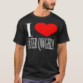 T-shirt J'aime Qwghlm externe (Devant)