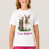 T-shirt J'aime Rabbitts (Devant)