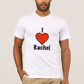 T-shirt J'aime Rachel (Devant)