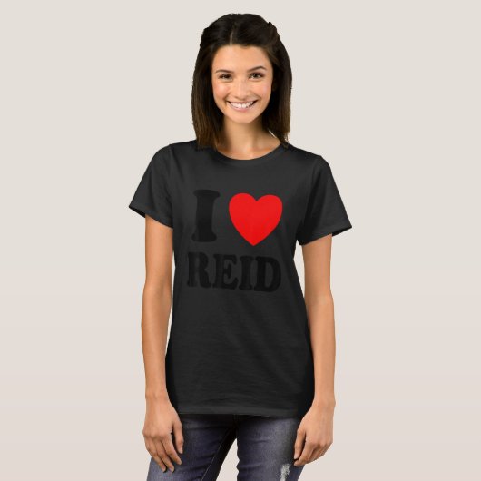 T-shirt J'aime Reid (Devant entier)