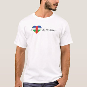T-shirt J'aime République Centrafricaine