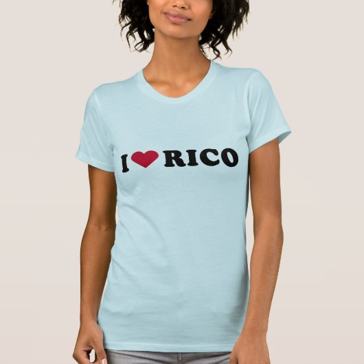 T-SHIRT J'AIME RICO (Devant)