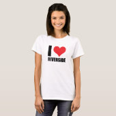 T-shirt J'aime Riverside (Devant entier)