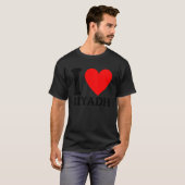 T-shirt J'aime Riyad - J'adore Riyad (Devant entier)