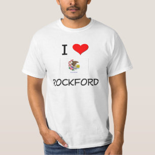 T-shirt J'aime ROCKFORD l'Illinois