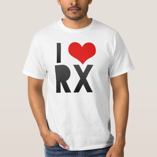 T-shirt J'aime RX (Devant)
