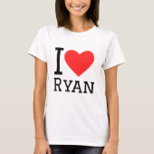 T-shirt J'aime ryan (Devant)