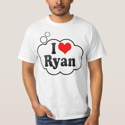 T-shirt J'aime Ryan (Devant)