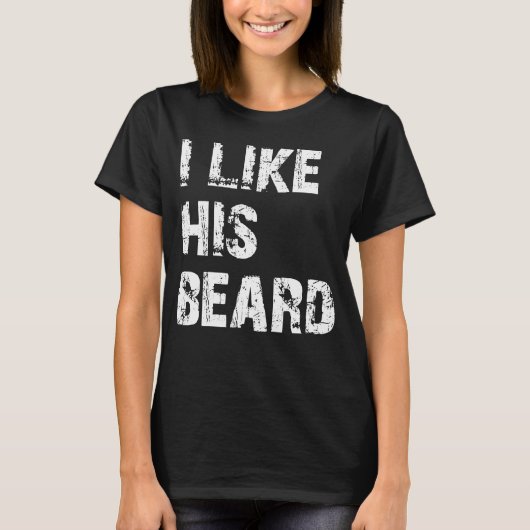 T-shirt j'aime sa barbe (Devant)