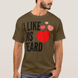 T-shirt J'aime sa barbe drôle mignon citations cadeau à
