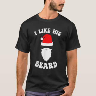 T-shirt J'Aime Sa Barbe Drôle Noël Couple Pajam