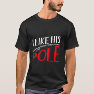 T-shirt J'Aime Sa Chemise Polonais Drôle Couples De Pêche