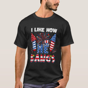 T-shirt J'Aime Sa Façon De 4 juillet Pirate