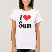T-shirt J'aime Sam (Devant)