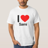 T-shirt j'aime sami (Devant)