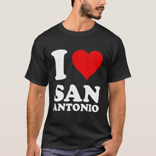 T-shirt J'aime San Antonio (Devant)