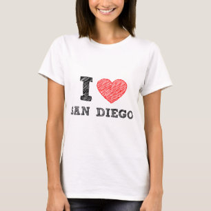 T-shirt J'aime San Diego
